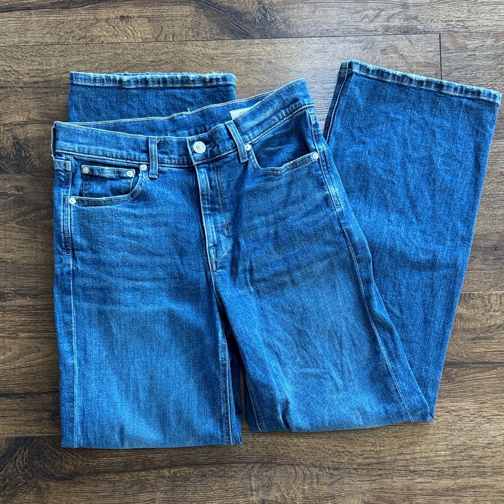 AYR Women's Secret Sauce jeans in Medium Blue Denim